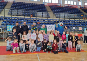 Turniej podsumowujący projekt - zdjęcie grupowe.