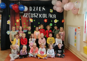 Dzieci z grupy 3 w Dniu Przedszkolaka.
