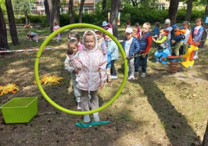 Zabawy ruchowe podczas Dnia Sportu