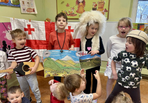 Zdjęcie grupowe podczas dnia gruzińskiego.