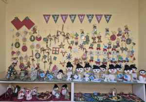 Nasze ozdoby na Kiermasz Świąteczny.